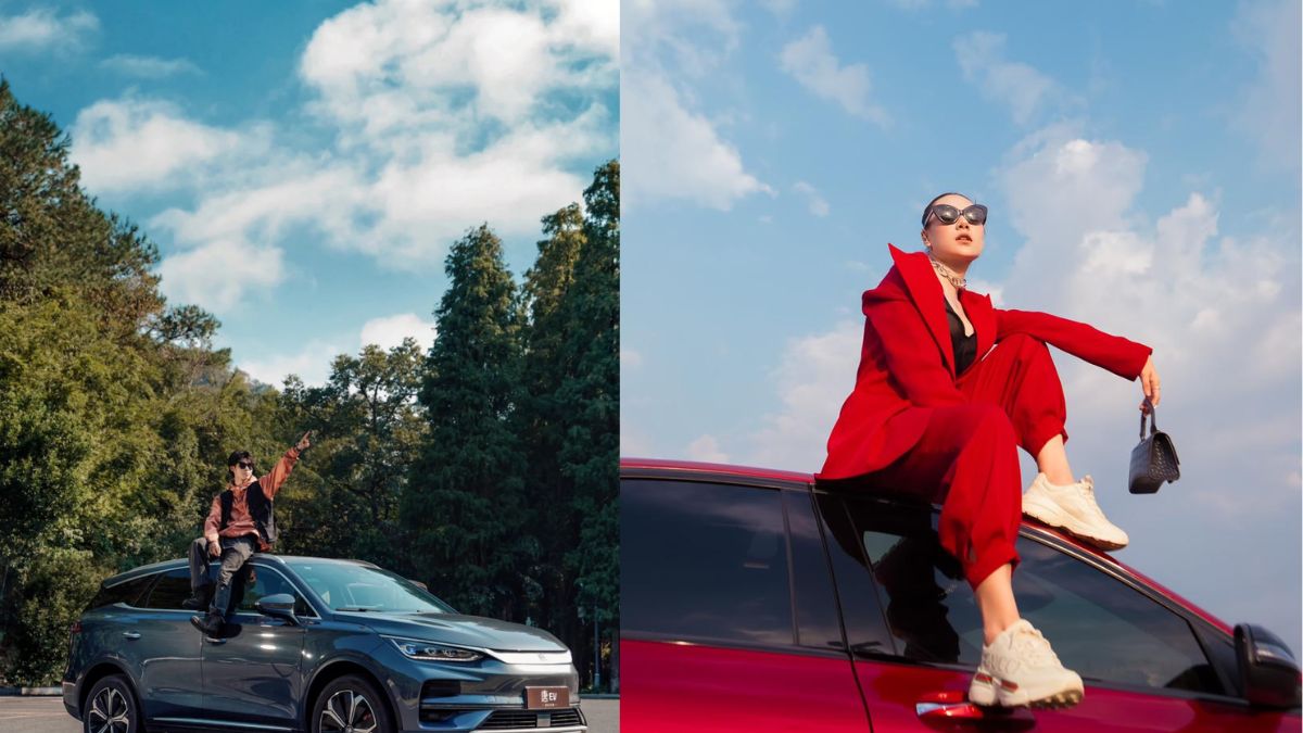 Tạo dáng chụp ảnh với ô tô cực chất và ấn tượng