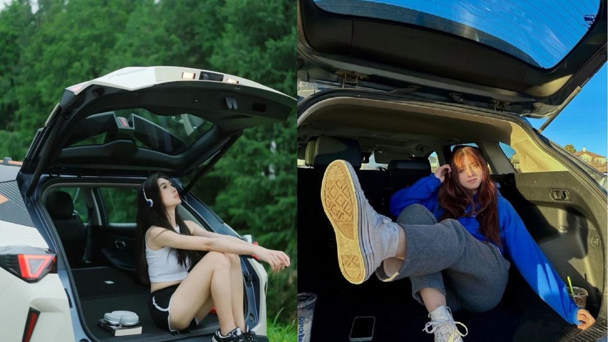 Tạo dáng chụp ảnh với ô tô tại cốp đẹp nhất