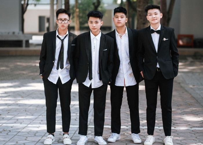 Kiểu tạo dáng phổ biến dành cho những chàng trai thích sự đơn giản