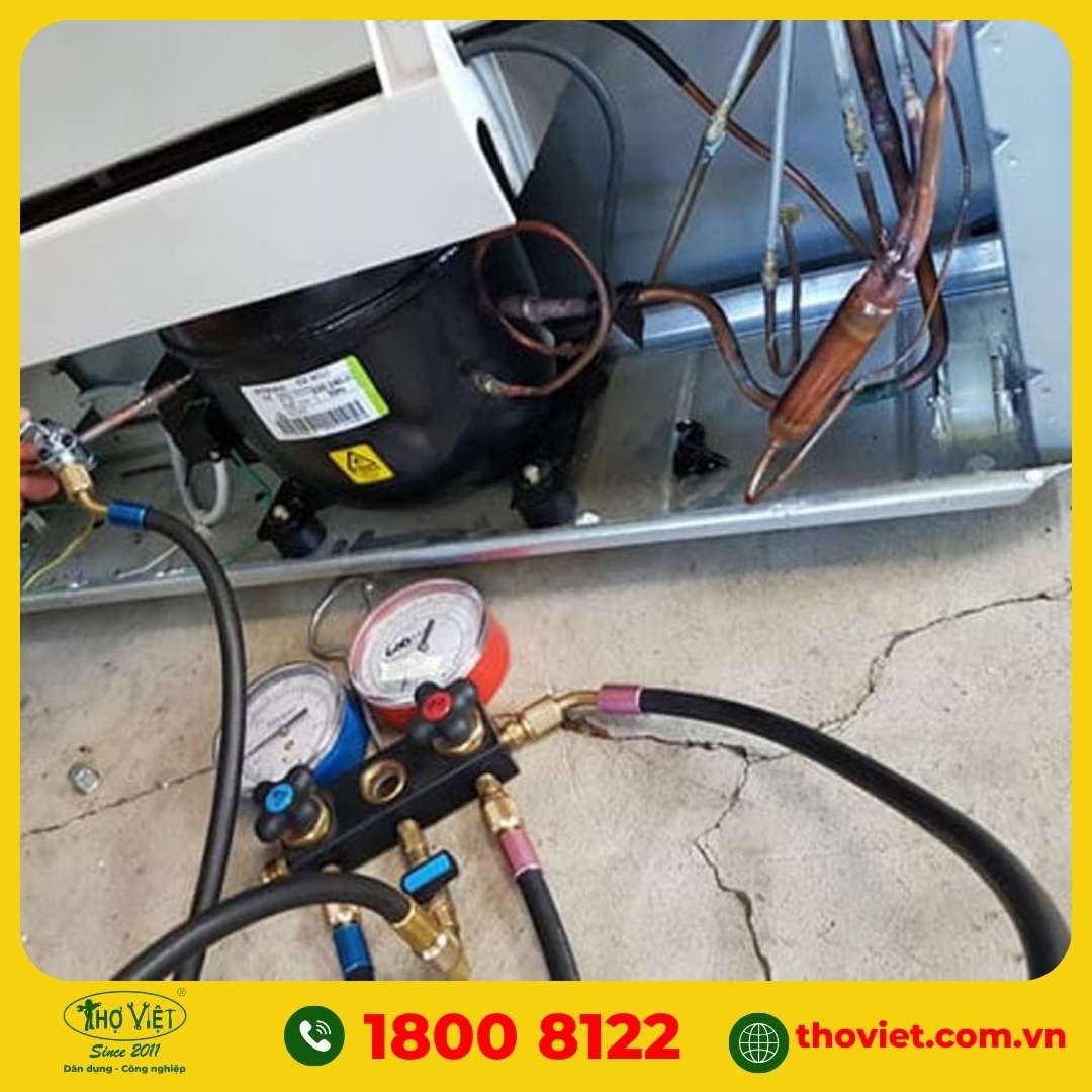 Kiểm tra tủ lạnh sau khi thay tecmic mới