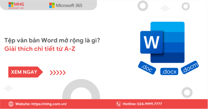 Tệp văn bản Word có phần mở rộng là gì? Giải thích chi tiết từ A-Z