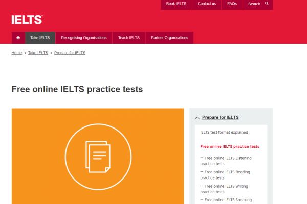 thi thử IELTS online