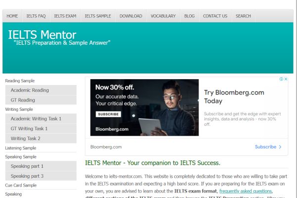 website thi thử ielts online