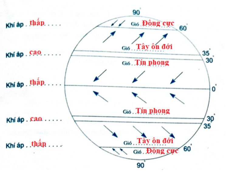 Gió tín phong, với tính chất ổn định và hướng gió tương đối nhất quán, đóng vai trò quan trọng trong việc điều tiết khí hậu và thời tiết của nhiều khu vực trên thế giới.