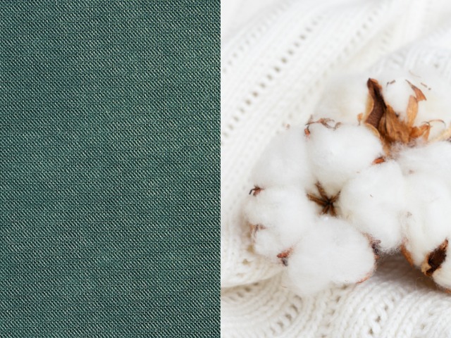 Chất vải nhân tạo và vải cotton tự nhiên