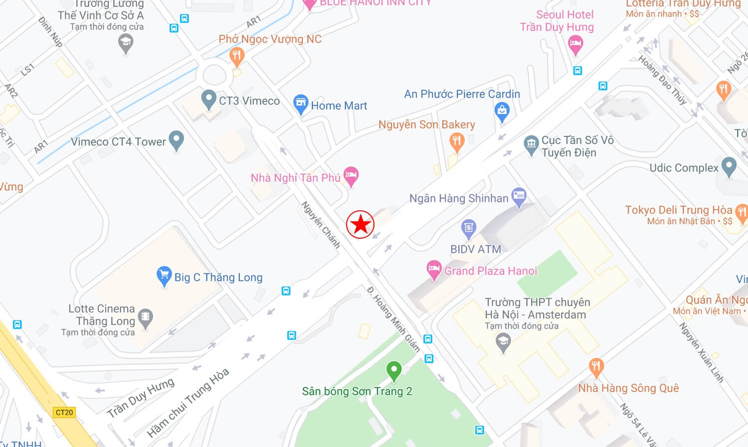 Màn hình Led quảng cáo ngoài trời tại 216 Trần Duy Hưng