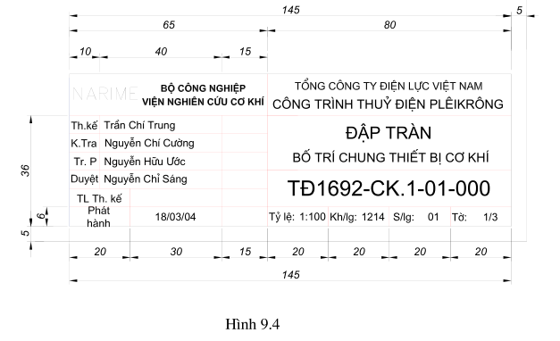 Bản vẽ lắp trong vẽ kỹ thuật