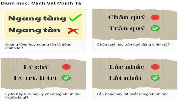 Cùng The POET magazine sửa lỗi chính tả mỗi ngày