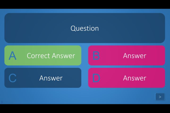 Mẫu Powerpoint trò chơi trắc nghiệm tiếng Anh