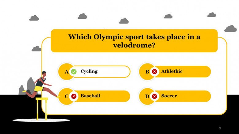 Mẫu Powerpoint trò chơi trắc nghiệm trực quan