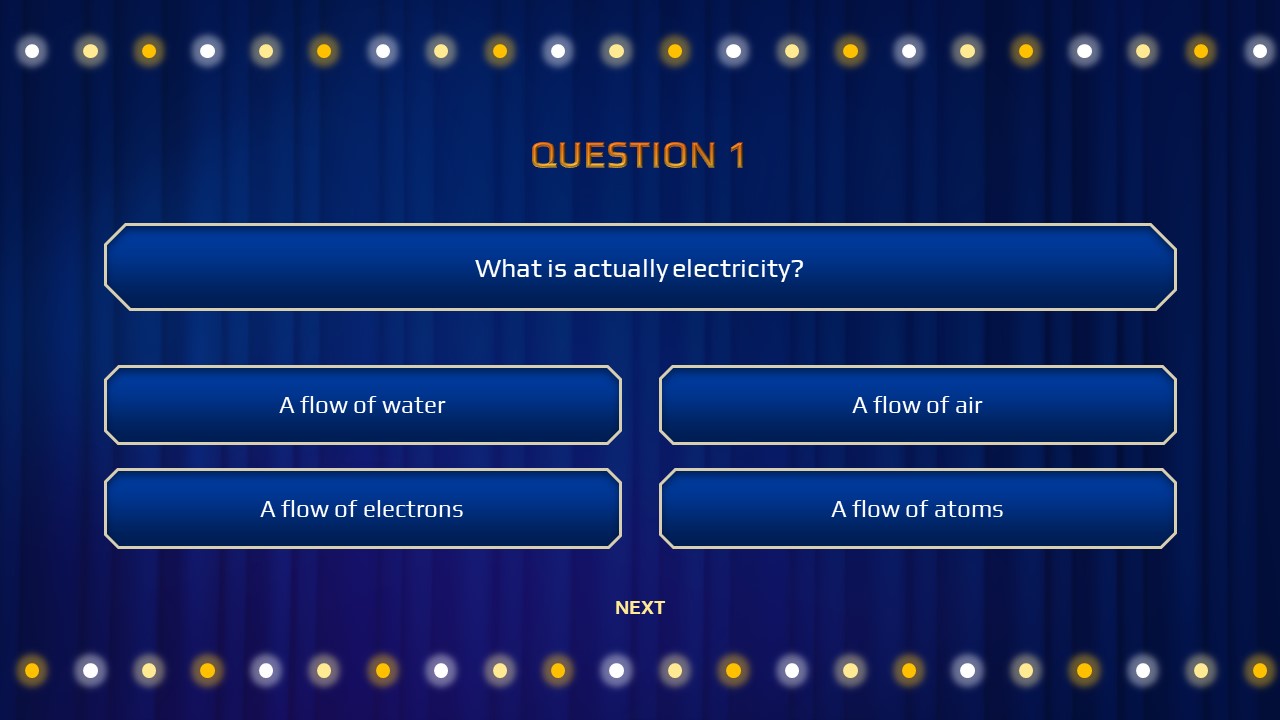 Mẫu Powerpoint trò chơi trắc nghiệm IQ