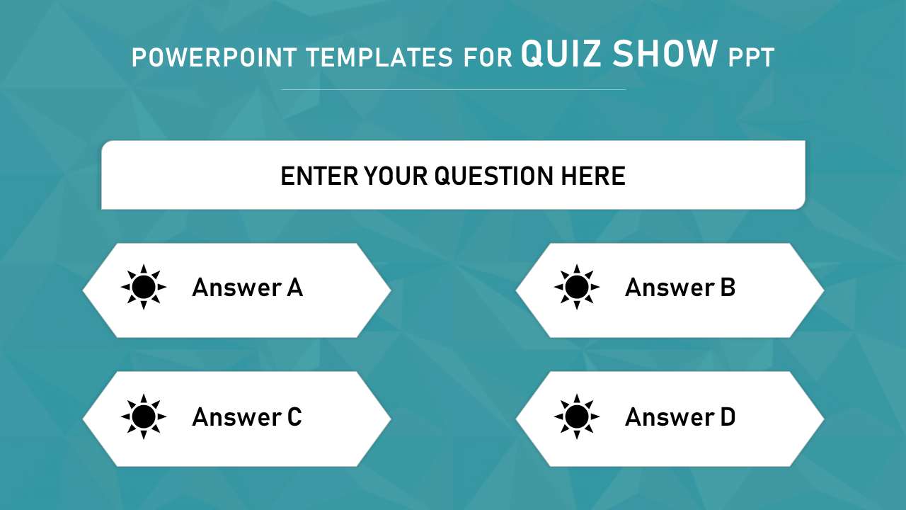 Mẫu Powerpoint trò chơi trắc nghiệm sinh động