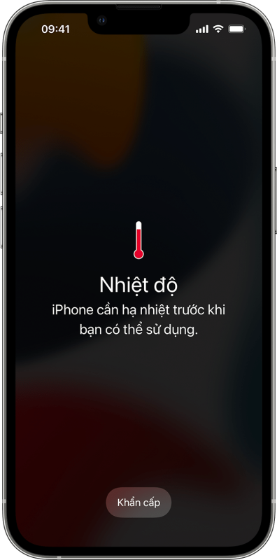 Nếu iPhone hoặc iPad qu&aacute; n&oacute;ng hay qu&aacute; lạnh