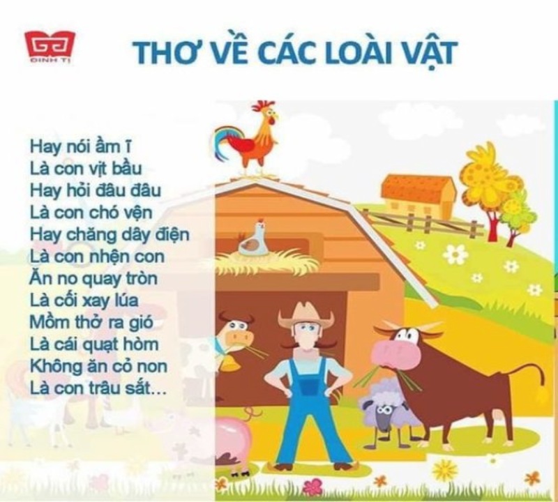 Thơ về các loài vật. (Ảnh: www.pinterest.com)