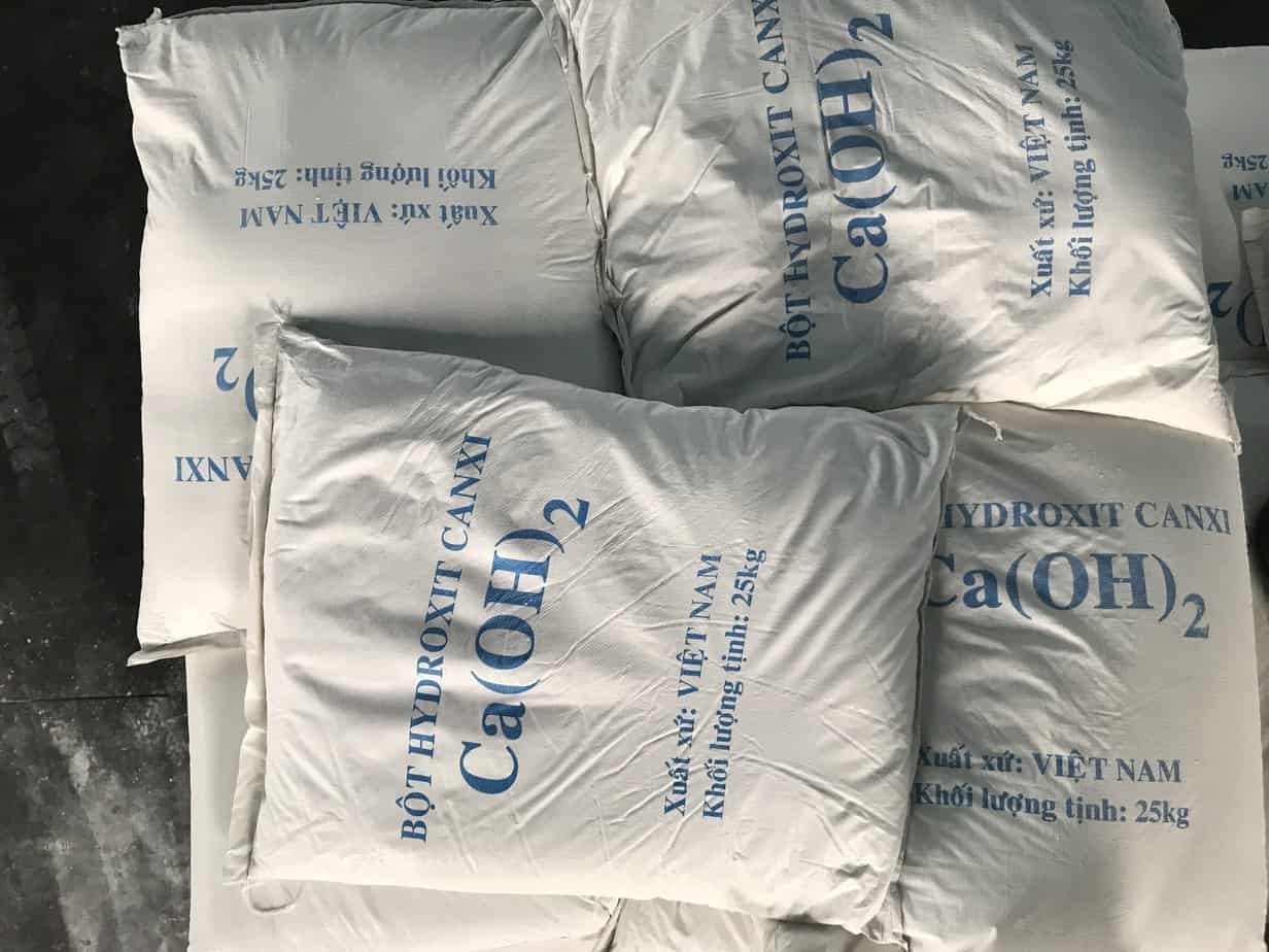 Bảo quản bột Canxi hidroxit
