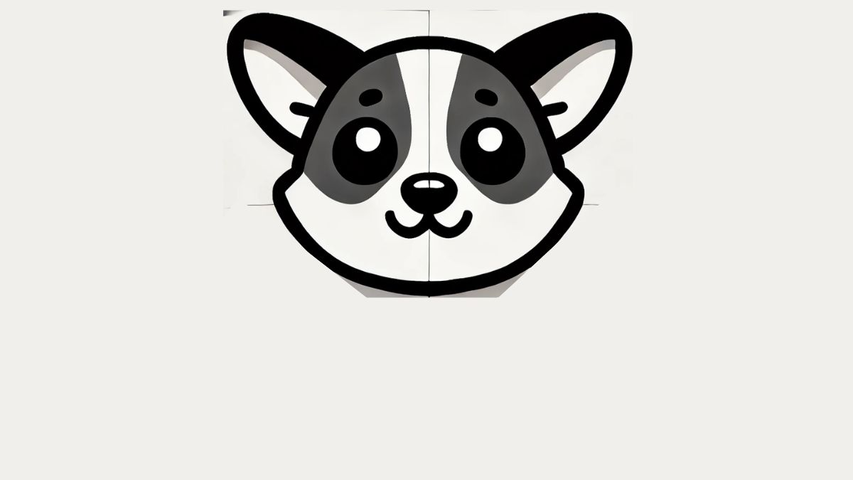 Hướng dẫn cách vẽ chó Corgi siêu đáng yêu bước 2