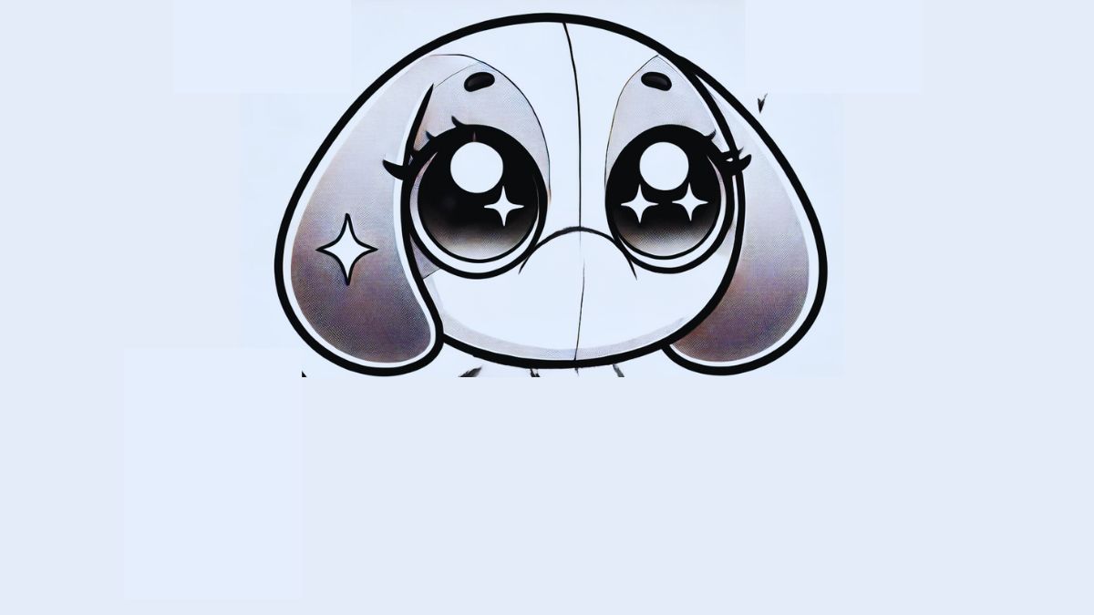 Hướng dẫn cách vẽ hình con chó dễ thương nhất bước 1