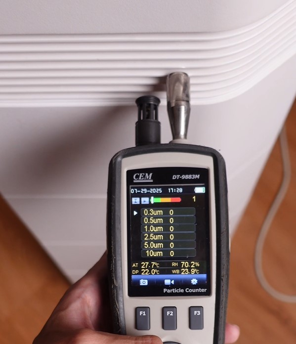 hiệu quả lọc bụi mịn máy AI-600