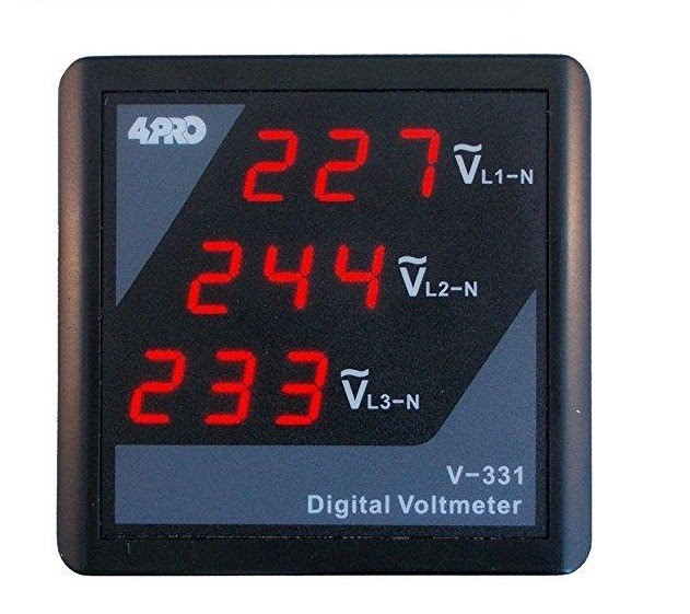 Hình ảnh về vôn kế kỹ thuật số 