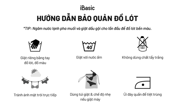 Bra Set áo ngực nữ iBasic có gọng mút vừa và Quần lót nữ iBasic thun lạnh Smoothies bikini - BRAW130+PANW130