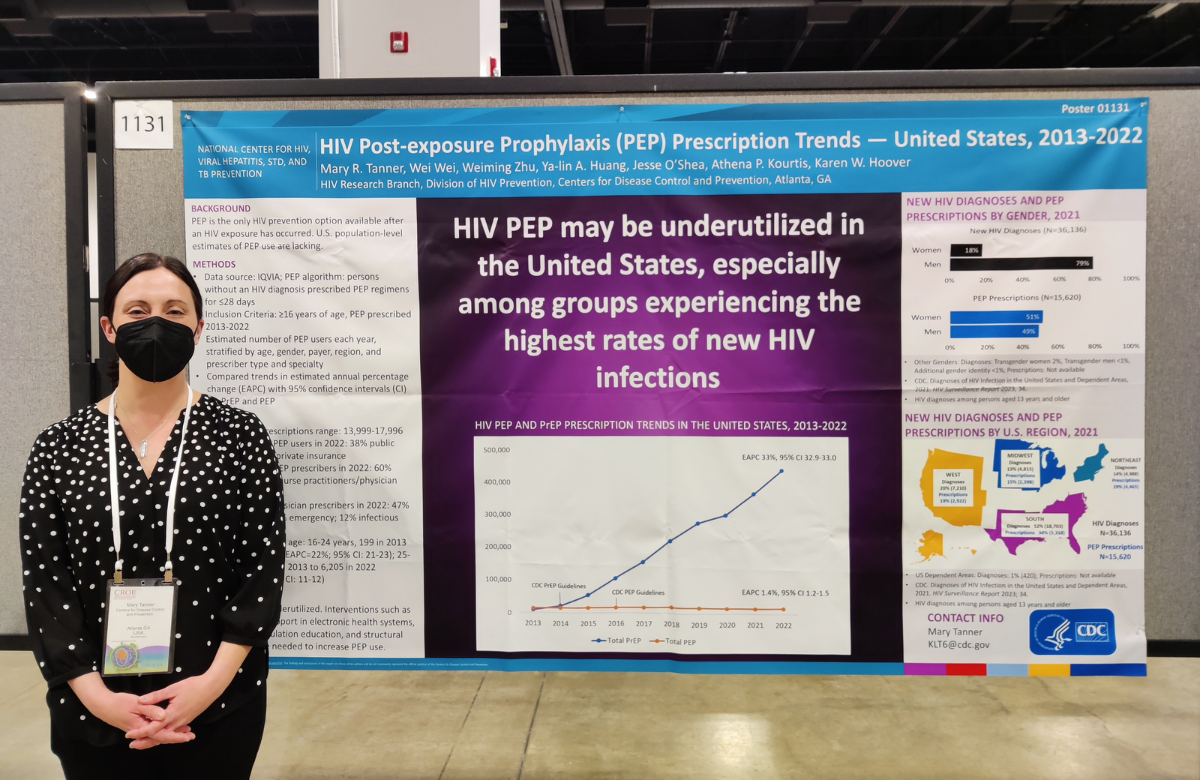 Dr Mary Tanner à la CROI 2024. Photo de Roger Pebody.