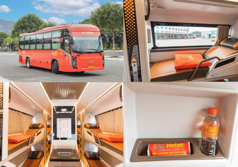 Nhà xe FUTA Hà Sơn có tần suất hoạt động dày đặc, chất lượng xe ổn định
