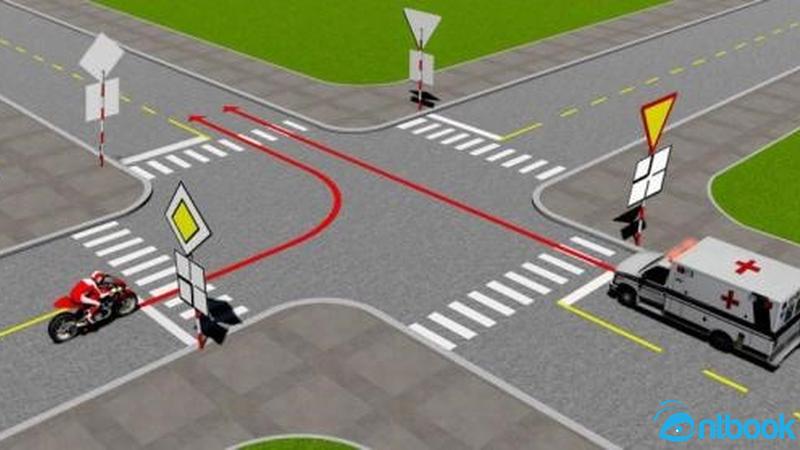 Giải đáp: Xe nào được quyền đi trước trong trường hợp này?