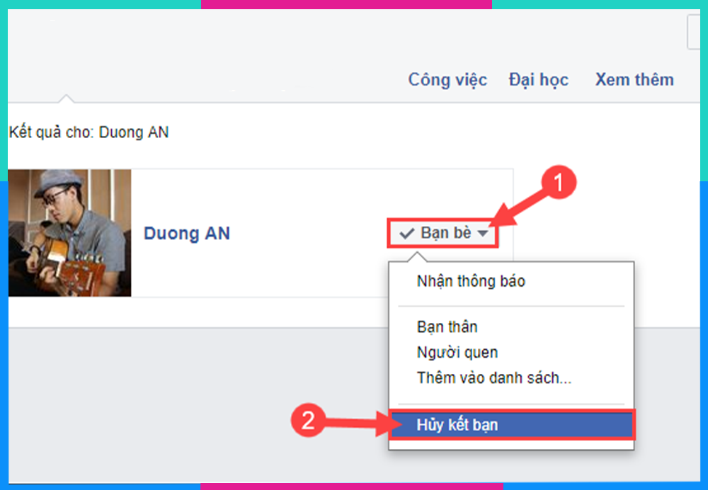 Cách hủy kết bạn trên Facebook bằng Multiple Tools for Facebook b3