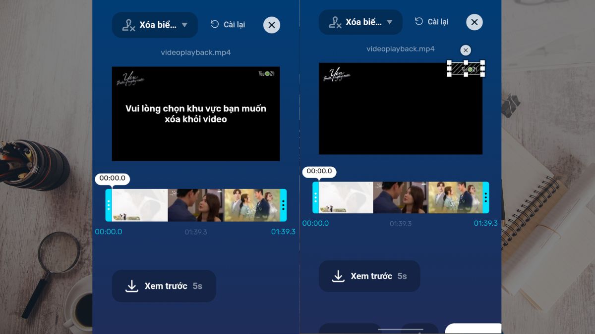 Xóa logo video trên điện thoại với 123apps, bước 3