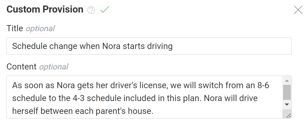 8/6 Child Custody Schedules and Visitation Options