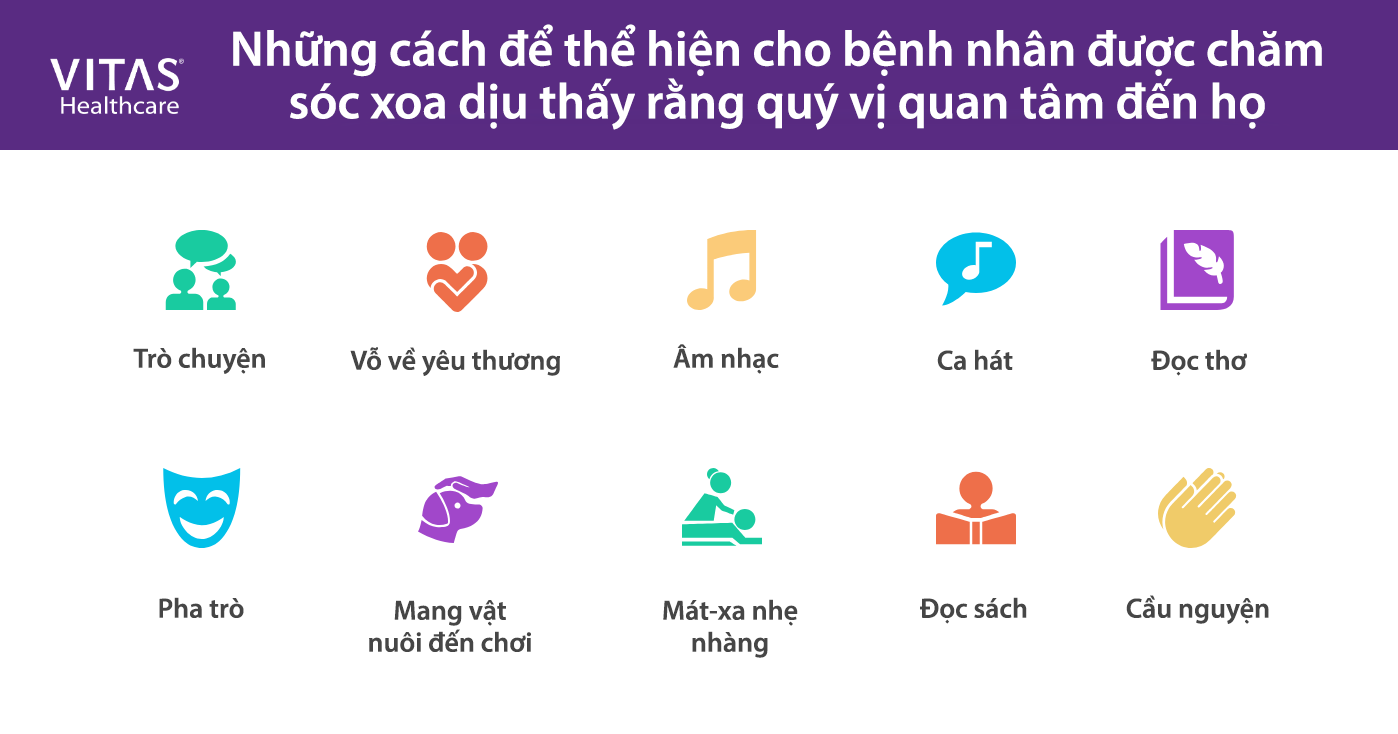 Phải làm gì khi bệnh nhân chăm sóc cuối đời không thể ăn hay uống