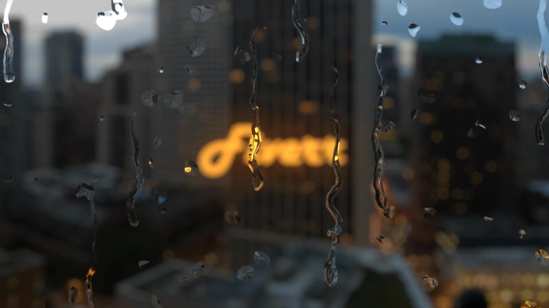 Hình nền mưa tâm trạng cho máy tính