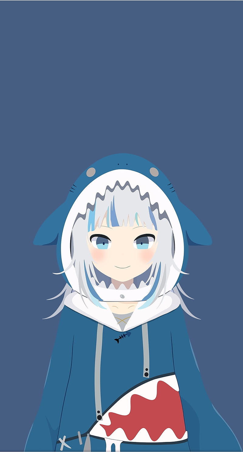 Hình ảnh cá mập cute theo phong cách anime