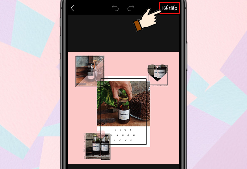 Chỉnh màu, viền khung bằng công cụ PicsArt