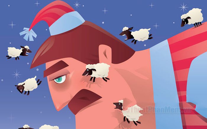 Những hình ảnh hài hước về nỗi ám ảnh mất ngủ