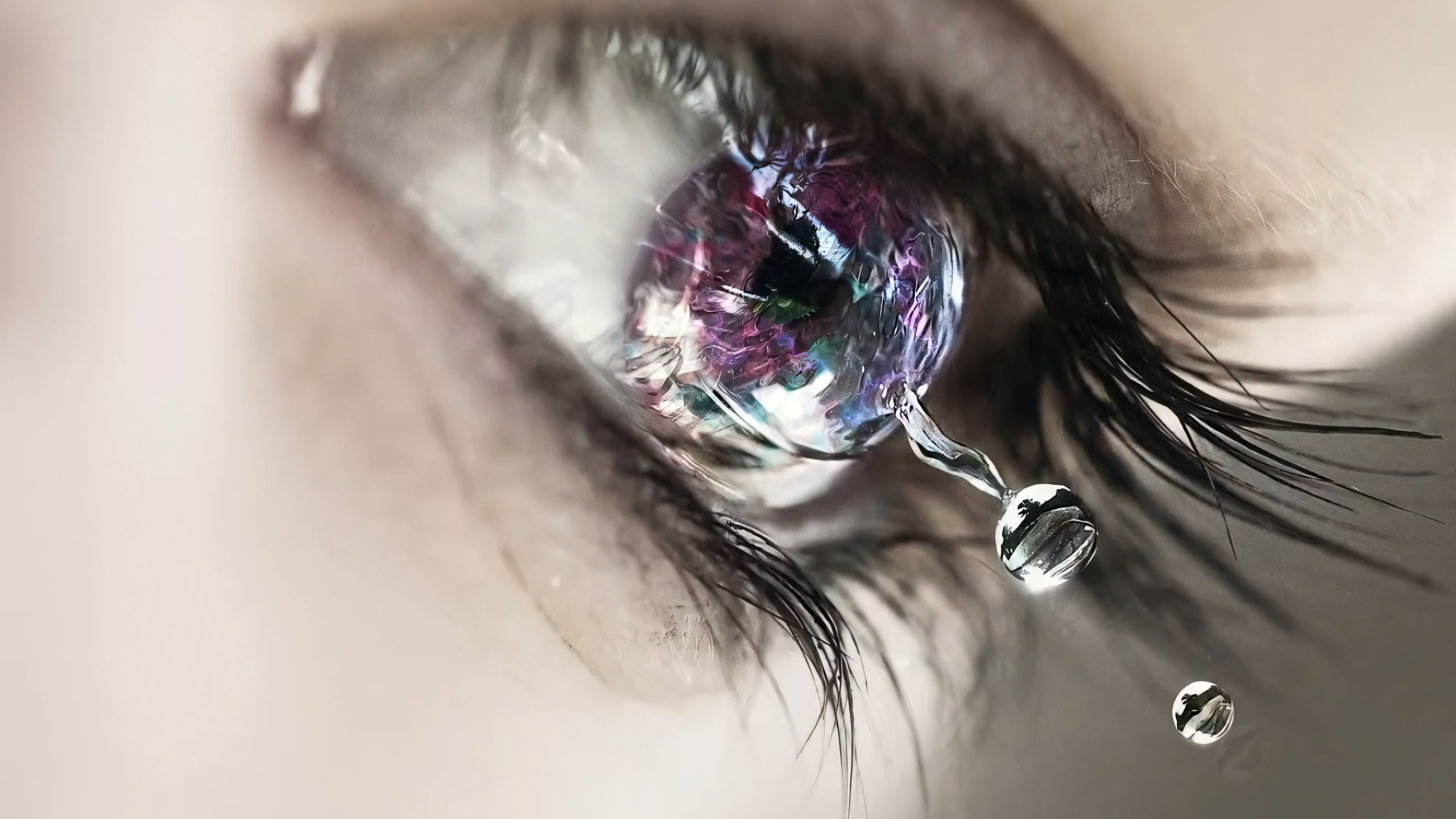 anh giot nuoc mat buon 2560px 1440px 2k 32