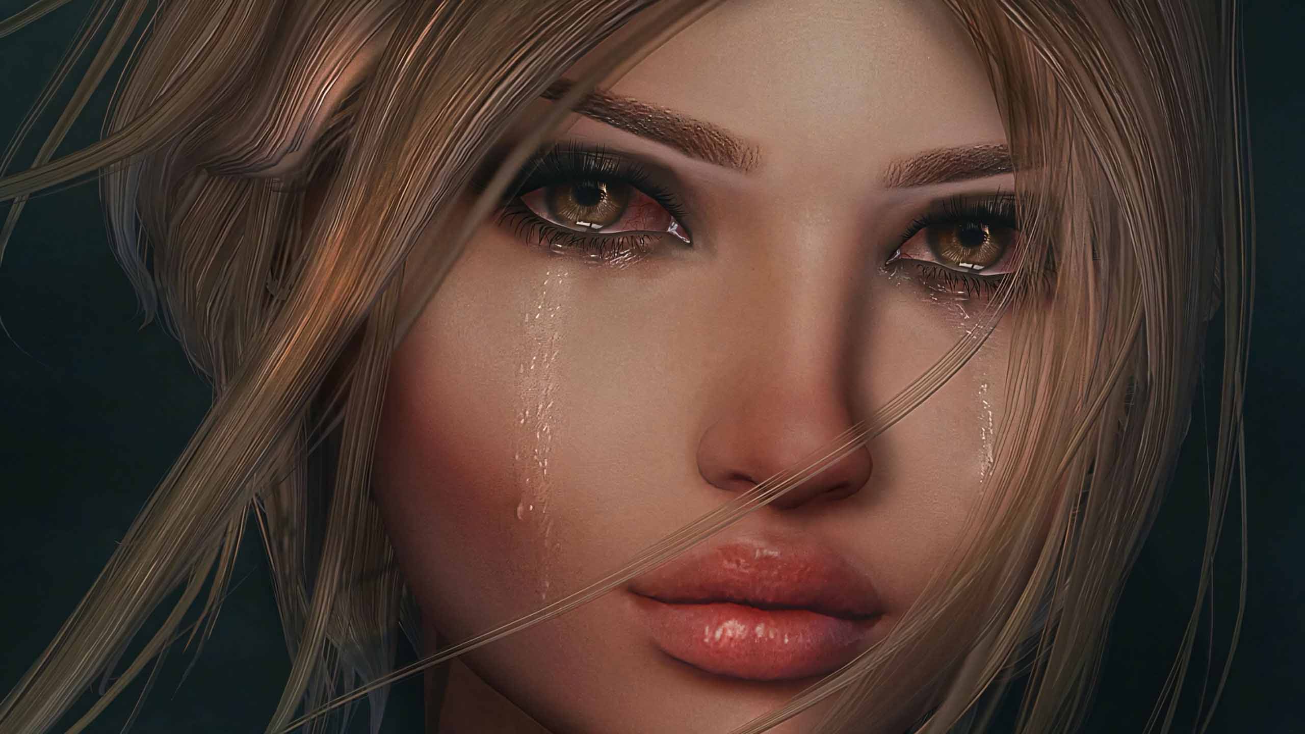 anh giot nuoc mat buon 2560px 1440px 2k 26