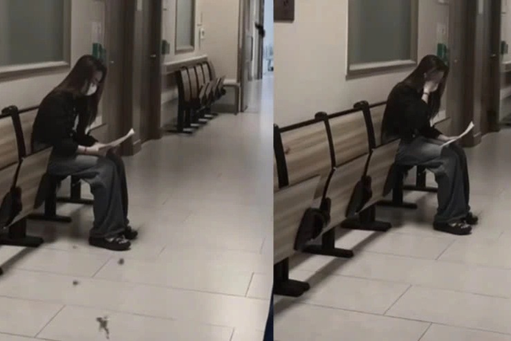 Sự thật đau lòng về bức ảnh cô gái khóc nghẹn ở hành lang bệnh viện