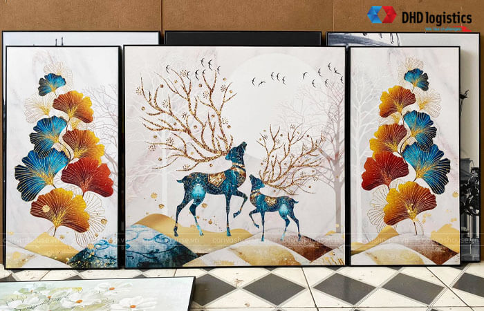 Gửi tranh ảnh đi mỹ trọn gói giao tận nhà