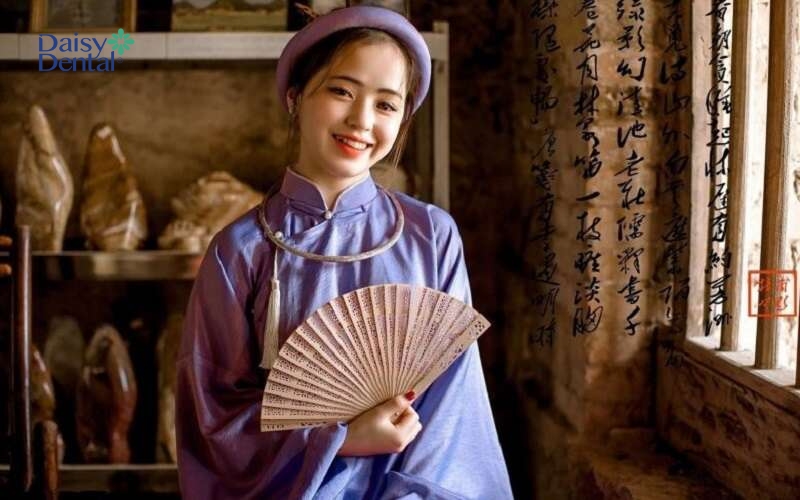 Còn với bạn nữ này là một nét đẹp ngây thơ, trong trẻo