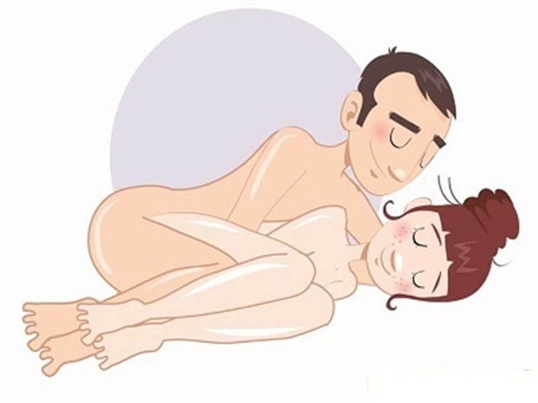 Tư thế quan hệ tình dục thiên thần cuộn tròn