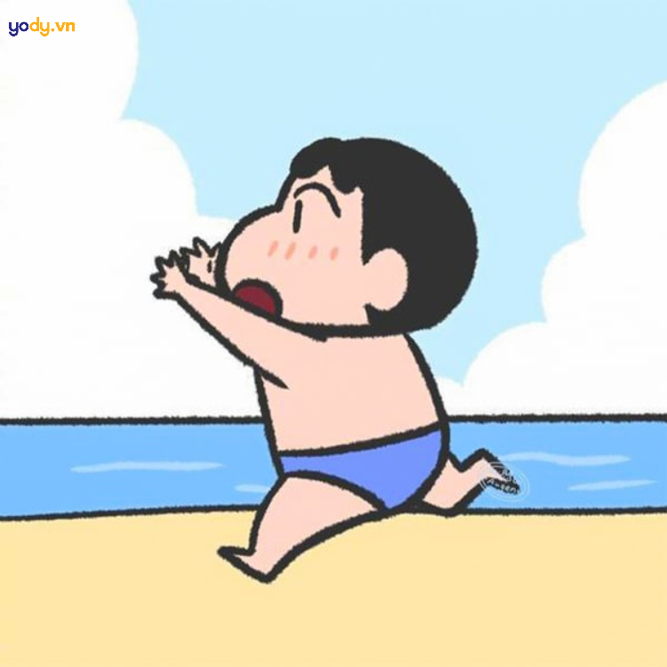 Ảnh đại diện hài hước cho người yêu em bé Shin cậu bé bút chì