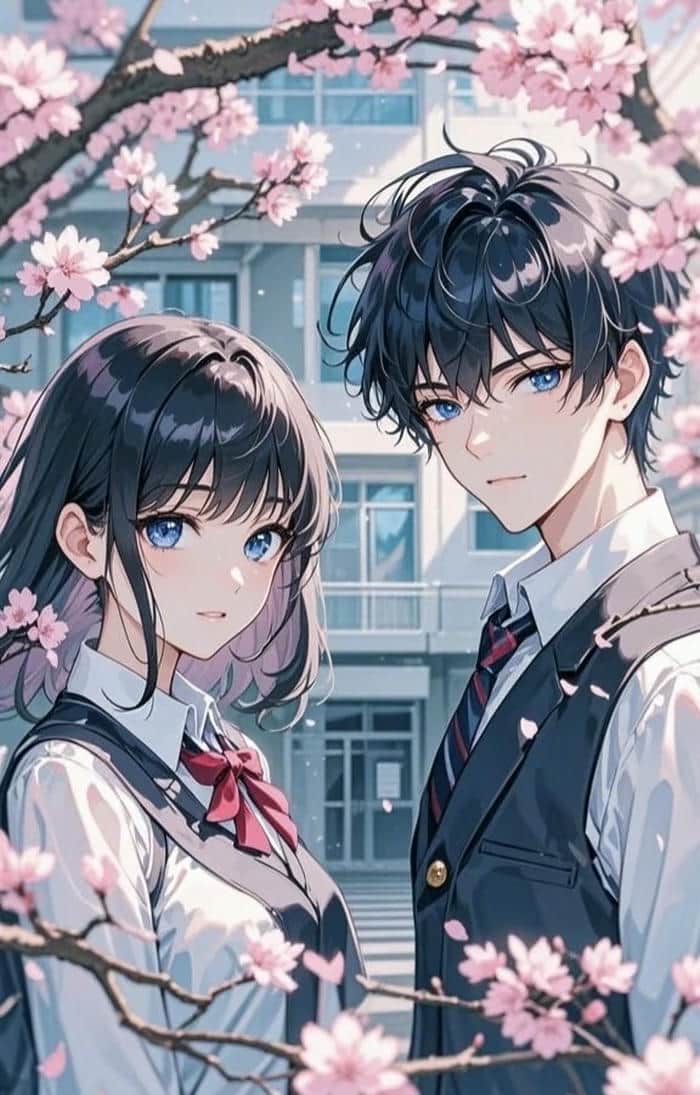 ảnh anime học sinh dễ thương