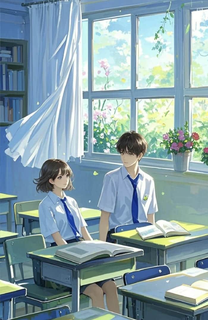 ảnh phối anime học đường