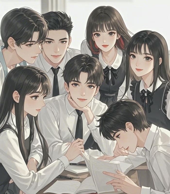 visual art anime chủ đề giáo dục