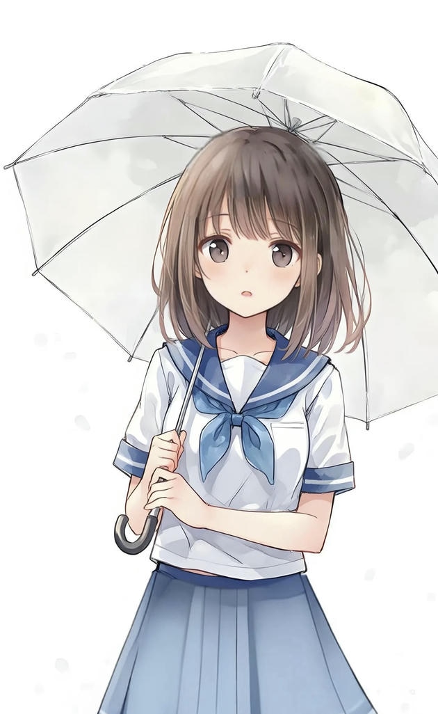 hình anime học đường nữ sinh đội ô