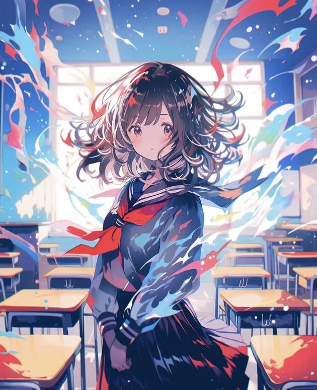 Top 200+ ảnh anime học đường ngây thơ, tinh nghịch