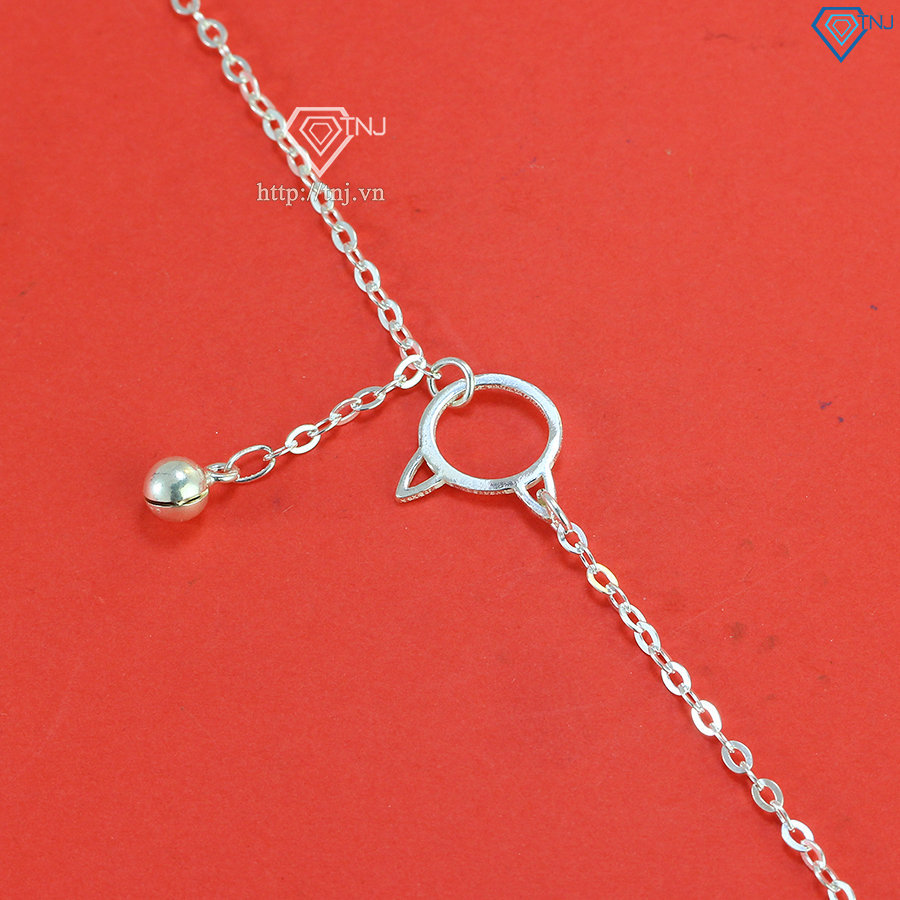 Lắc chân nữ mặt con mèo dễ thương LCN0101