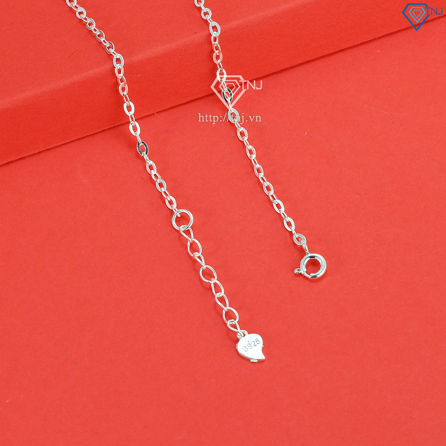 Lắc chân bạc nữ hình cánh bướm dễ thương LCN0094