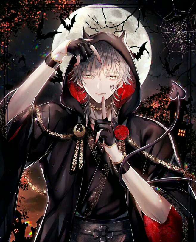 Hình ảnh anime nam ngầu ác quỷ